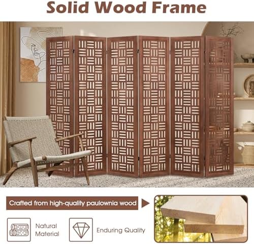 GIANTEX 6 Panel Folding Room Divider - Image 6