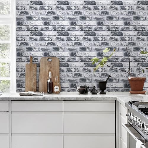 COMSTICKC 3D Faux Brick Wall Panels Peel and Stick - Image 2