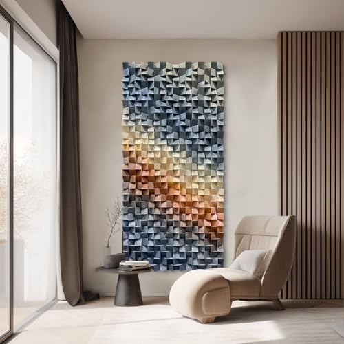 LIUZEYUE Narrow Statement 3D Wooden Wall Decor - Image 7