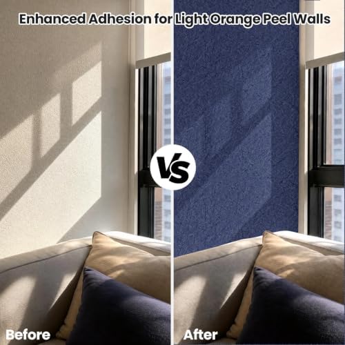 Dark Blue Peel Stick Wallpaper for Textured Walls Enhanced-Grip Adhesive - Image 5
