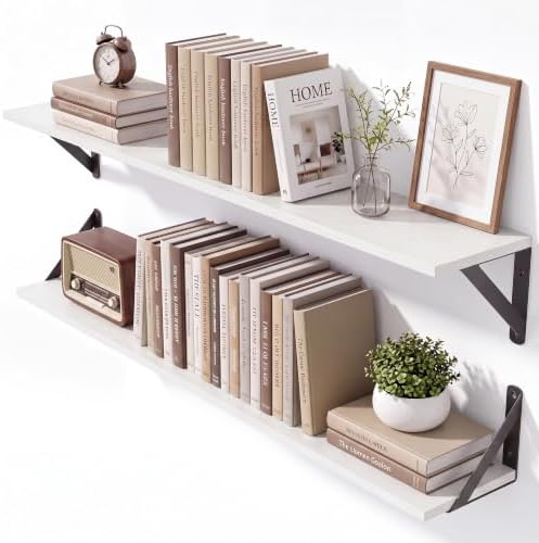 White Shelves for Wall 36x6 Inch by Unknown