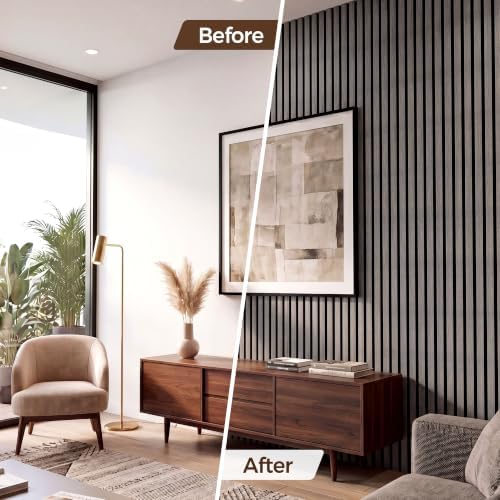 Acoustic Wood Slat Panels, Soundproof Wooden Wall Panels, 3D Fluted Panel - Image 5
