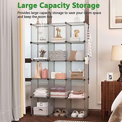 C&AHOME 16 Cube Storage Organizer Cube Shelves Units Storage Cubes - Image 5