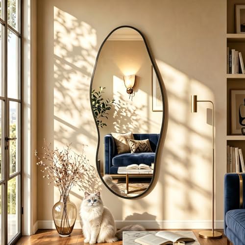 Irregular Full Length Mirror-Black Mirrors by Dorlicecass