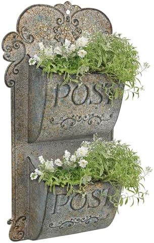 All Chic Metal Wall Planter Outdoor Wall Planter Rustic Wall Mount Planter Wall by HOME