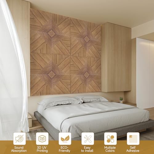 Acoustic Wall Panels, 6 Pack, 23.6"x23.6", Soundproof Panels - Image 6