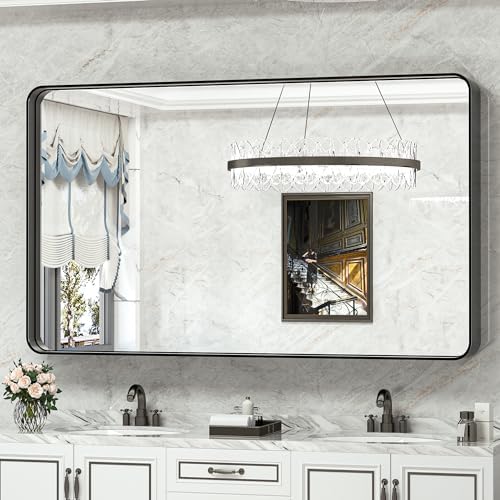 TokeShimi Black Bathroom Mirror by TokeShimi