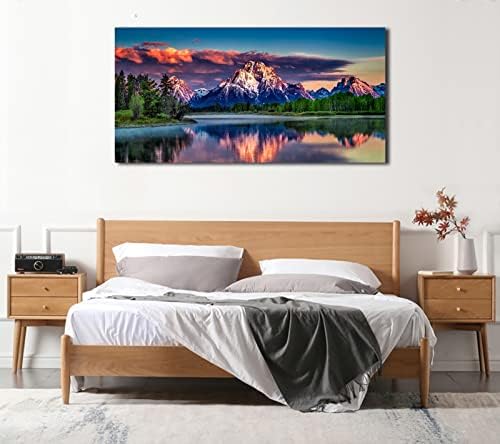 Sunset Landscape Canvas Wall Art - Image 5
