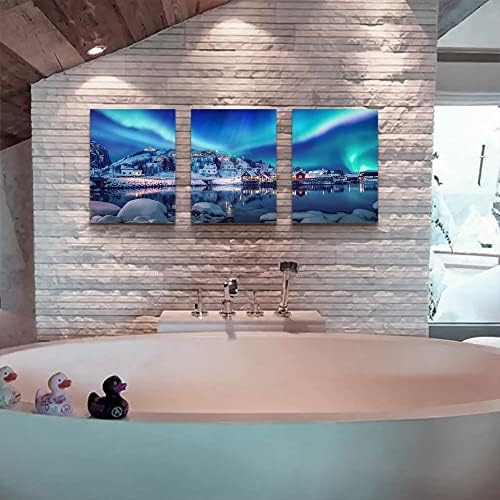 Aurora Landscape Canvas Wall Art - Image 4