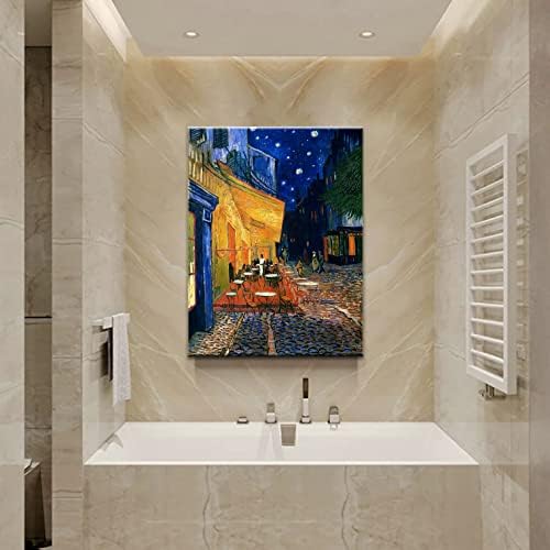 weiyiart Vincent Van Gogh Canvas Wall Art Cafe Terrace At Night Painting - Image 5