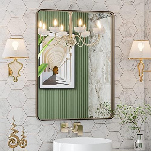 LOAAO 20"X30" Bronze Bathroom Mirror by LOAAO