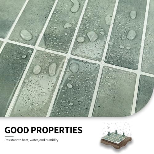 Peel and Stick Backsplash 3D Wall Tiles, Self-Adhesive, Oil Proof, Waterproof - Image 5