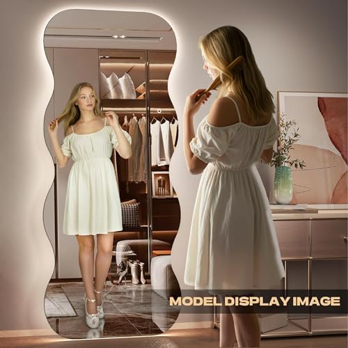 Hasipu 71"x31" Wavy Full Length Mirror - Image 7