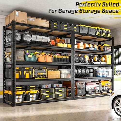 ROOMFAVE 48" W Garage Shelving Heavy Duty 2800LBS, 5 Tier - Image 5