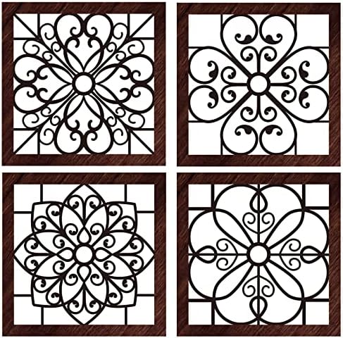 Yulejo 4 Piece Thicken Rustic Wall Decor by Yulejo