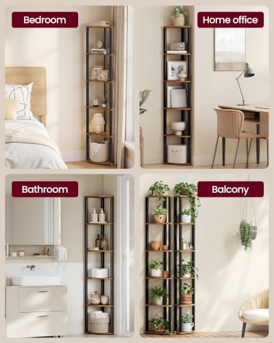 VASAGLE Superfast Toolless Assembly 6-Tier Corner Shelf - Image 4