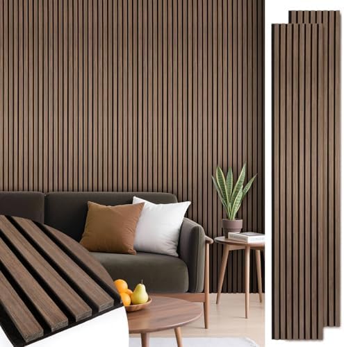 Acoustic Wood Slat Panels, Soundproof Wooden Wall Panels, 3D Fluted Panel by LARWORKS