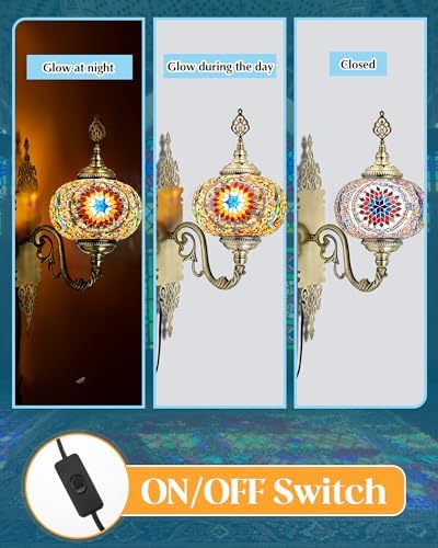 Baquler Turkish Moroccan Plug in Wall Sconce Lamp - Image 5