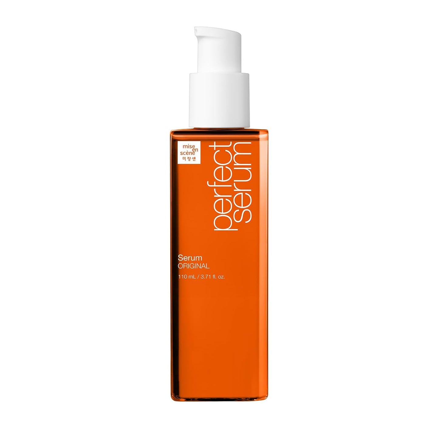 Mise En Scene Perfect Serum Original - Heat Protectant Hair Oil for Frizzy & Dry | Argan Oil | Visibly Smooths & Softens | Add Shine All Hair Types | Damage Repair | Fruity Floral Scent, 3.71 Fl Oz.