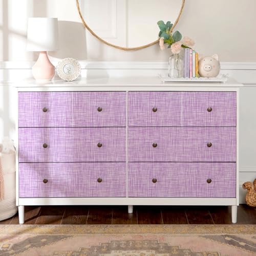 Purple Grasscloth Wallpaper 17.3"x 118" Peel and Stick Wallpaper Self-Adhesive - Image 4