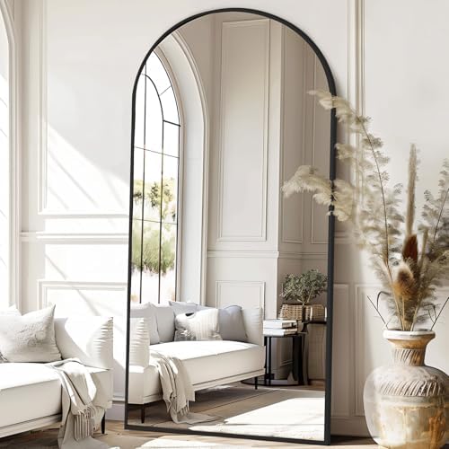 MirrMuse 76"x34" Large Arched Floor Mirror Full Length by MirrMuse