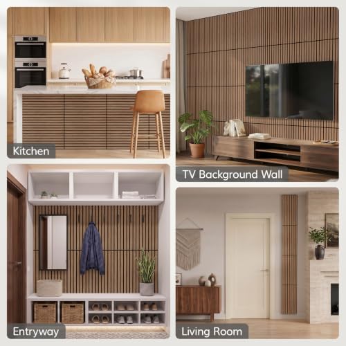 TONOR Wood Wall Panels for Interior Wall Decor-20 Pack 23.6" x 11.8" - Image 2