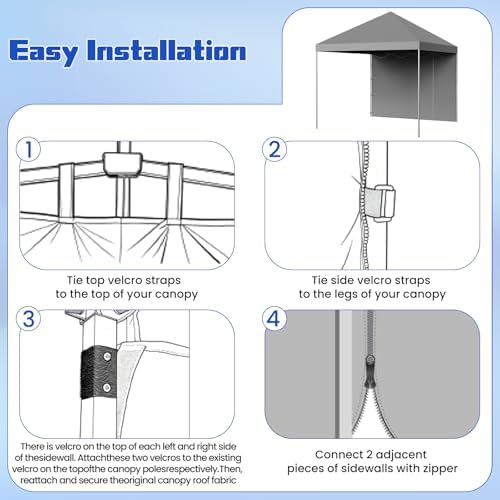 10x10 Canopy Sidewalls, Canopy Sidewalls 10x10 - Image 6