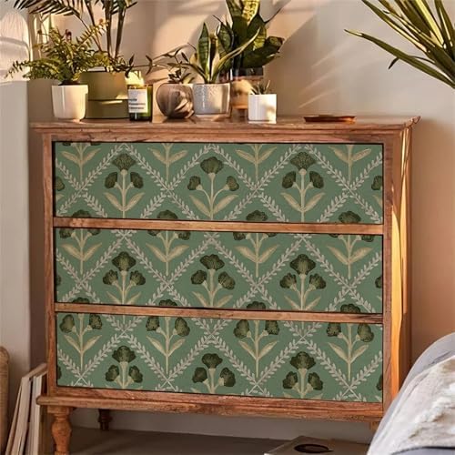 Orainege Peel and Stick Wallpaper Vintage Floral Wallpaper Self Adhesive - Image 5