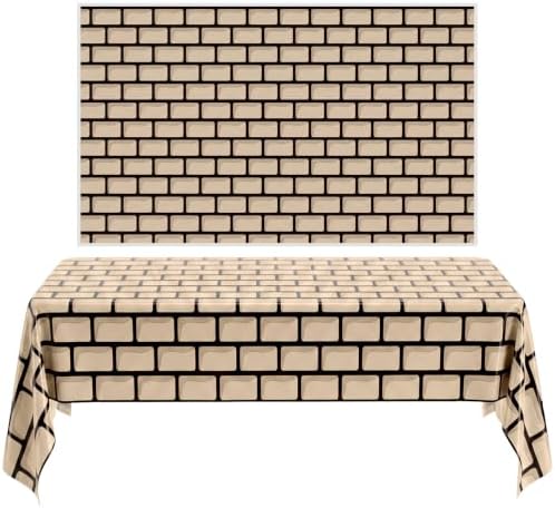 Chuangdi 2Pcs 4.5 x 9ft Brick Stone Backdrop Wallpaper Tablecloth by Chuangdi