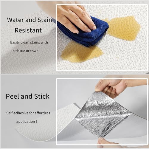 Haimin Wall Panels Peel and Stick PVC Wall Panels 10 Pieces 23.6x11.8in - Image 6