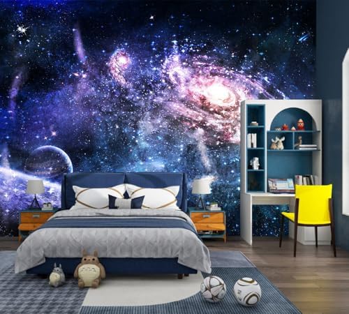 Galaxy Mural Wallpaper Peel and Stick by TUNDJ