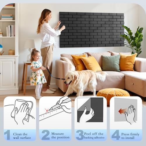 ArtVivid 24 Pack Acoustic Panels, Brick Sound Proof Foam Panels - Image 6