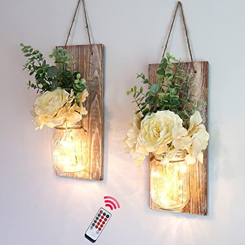 Rustic Wall Decor Set of 2 by LiveinspiredLiveBesuerte