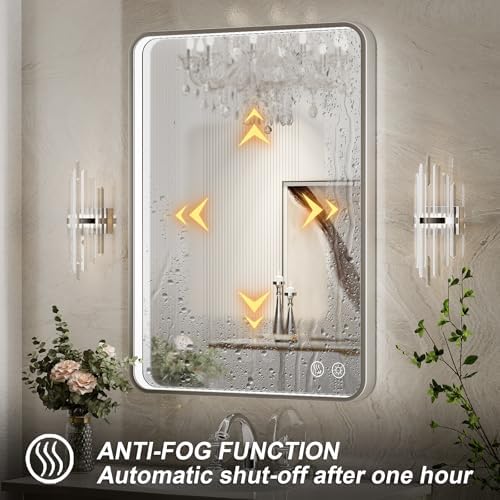 28x36 Inch LED Bathroom Mirror - Image 4