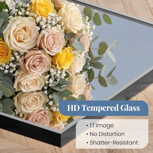 DUMOS 30"x36" Rectangle Wall Mirror, Bathroom Mirrors - Image 3