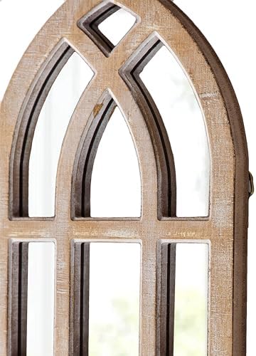 Small Rustic Arched Window Mirrors - Image 6