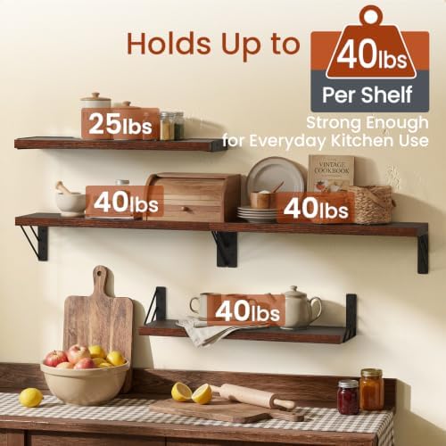 BAYKA Wall Mounted Floating Shelves - Image 4