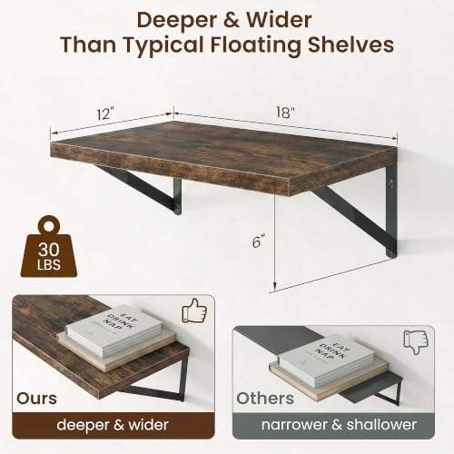 Axeman Deep Floating Shelves - Image 3