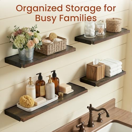 BAYKA Wall Mounted Floating Shelves - Image 2