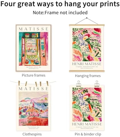 Baccone Henri Matisse Wall Art Prints Set of 3 Matisse Wall Decor Aesthetic - Image 7