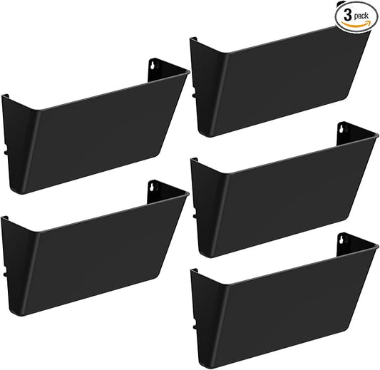 Gawerk Clear Acrylic Single Pocket, Plastic Hanging Wall Mount File Holder by Gawerk