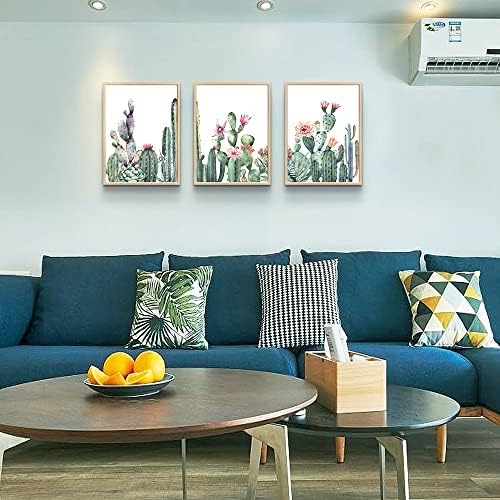 Natural Wood Framed Wall Art For Living Room & Bedroom Decor - Image 3