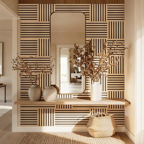 8 Pcs Wood Peel and Stick Panels - Image 4