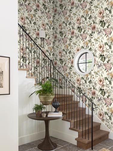 Toduso Peel and Stick Wallpaper Vintage Floral Contact Paper Removable Wall - Image 6