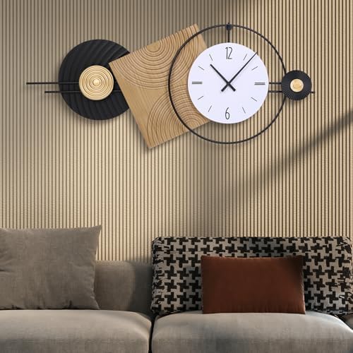 37.7X21Inch Large Modern Wall Clock - Image 4