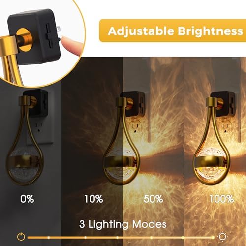 L LOHAS LED Night Lights Plug Into Wall, Star Projector Nightlight - Image 2