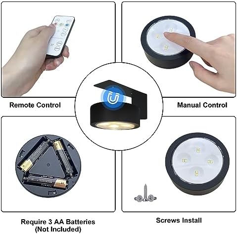 Xuolder Battery Operated Picture Lights Magnetic Paining Light - Image 6