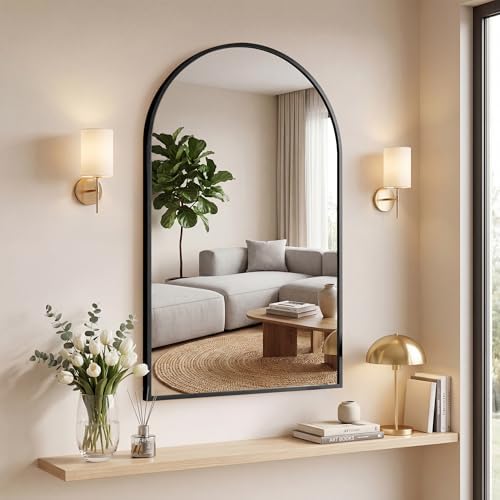 OLIXIS Arched Bathroom Wall Mirror, Vanity Mirror by OLIXIS