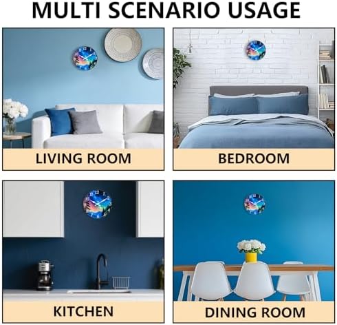 Silent Non Ticking Glass Wall Clock - Image 7