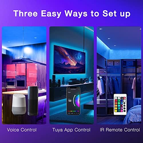 DAYBETTER 65.6ft WiFi Smart Led Lights Strip - Image 5